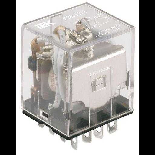 Реле РЭК 77-3 10А 220В AC IEK RRP10-3-10-220A фото 1