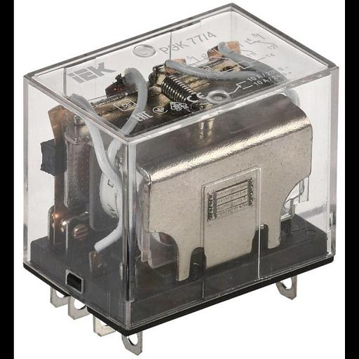 Реле РЭК 77-4 10А 24В DC IEK RRP10-4-10-024D фото 1