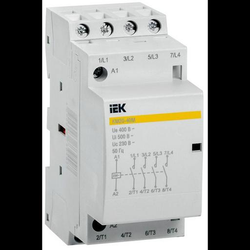 Контактор модульный КМ20-40М AC IEK MKK11-20-40 фото 1