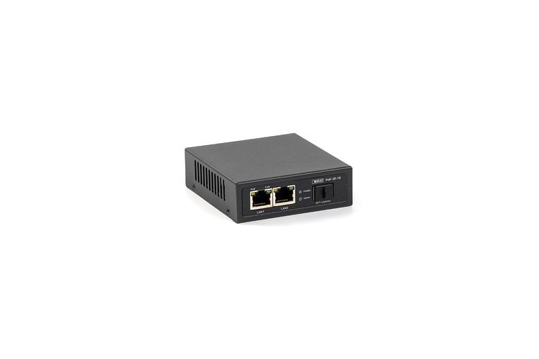 Коммутатор неуправляемый 3 портаRJ45/SFP 10 100 Мб/с PoE 30Вт фото 1