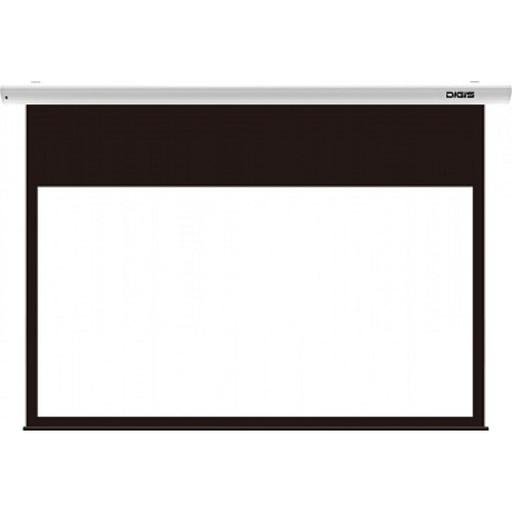 Digis Ellipse [DSEES-16903W_90] Экран настенный с электроприводом (формат 16:9, 104", 240x220, рабочая поверхность 230x130, RS232, ИК, пульт ДУ, триггер, MW, корпус Белый) фото 1