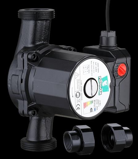 Насос циркуляционный, 180мм, напор 8м, 100вт, с гайками и кабелем фото 1