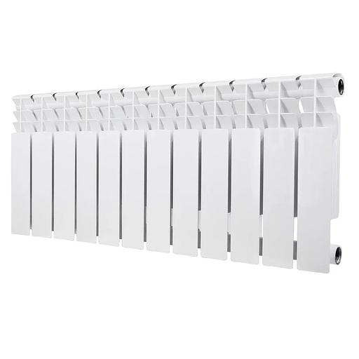 Радиатор биметаллический секционный 350/80/12 боковое подключение фото 2