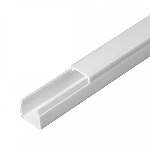 Кабель-канал белый 2-й замок в п/э 16х16 мм (120м/уп) Промрукав фото 1