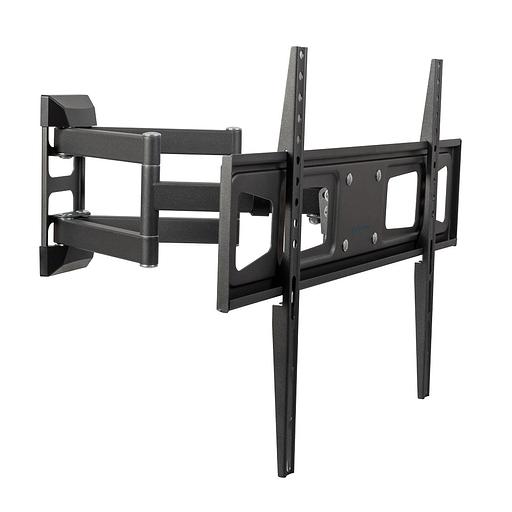 Kromax CORBEL-11 grey titan {32"-75"; Максимальная нагрузка: 45 кг; VESA: 200x200, 200х300, 200х400, 300х200, 300х300, 300х400, 400х200, 400х300, 400х400, 600х400 мм; Наклон: +5°-12°Поворот: ±90°} фото 1