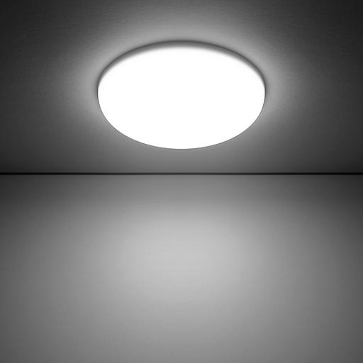 Светильник светодиодный ДВО 18 Вт 4000К 1800 лм 85-265В IP20 D120х27мм монт d106мм Пластик безрамочный Frameless Gauss фото 3