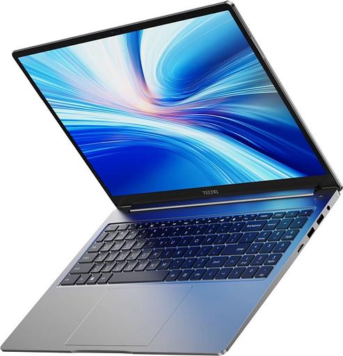 Ноутбук Tecno MegaBook T16 Core i5 13420H 16Gb SSD512Gb Intel UHD Graphics 16" IPS FHD+ (1920x1200) noOS 64 grey WiFi BT Cam 6460mAh (T16RA-NEG0) фото 2
