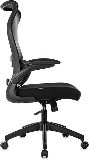 Кресло руководителя Бюрократ Sigma 1 черный сетка/ткань крестов. пластик фото 4