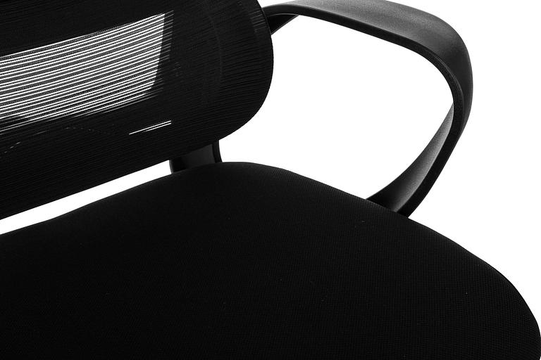 Кресло руководителя Бюрократ Sigma 2 черный сетка/ткань крестов. пластик фото 8