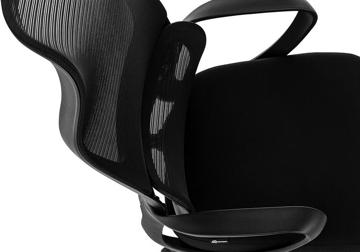Кресло руководителя Бюрократ Sigma 2 черный сетка/ткань крестов. пластик фото 10