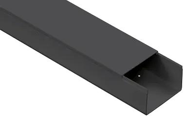 Кабель-канал 60х40 ЭЛЕКОР черный (18м) IEK фото 1