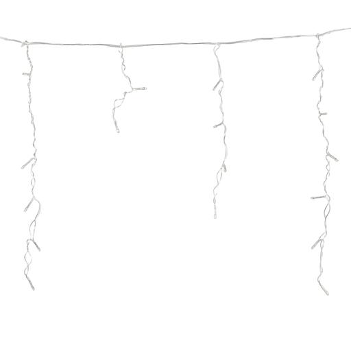 Гирлянда Бахрома светодиодная с контроллером 1,8 м 48 светодиодов ULD-B1805-048/DTA WHITE IP20 белый свет Провод прозрачный фото 6