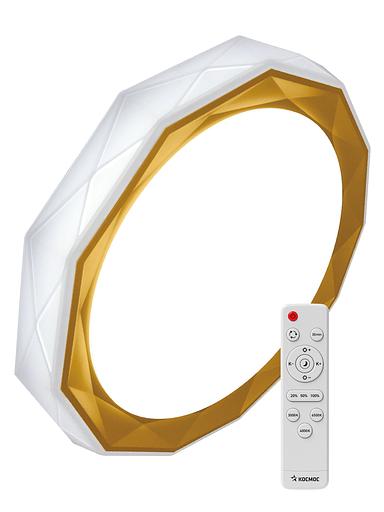 Светильник светодиодный ДБО-75 настенно-потолочный управляемый SIESTA 230В 3000-6500K 6000Лм 525x88мм фото 1