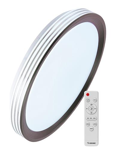 Светильник светодиодный ДБО-75 настенно-потолочный управляемый AFINA 230В 3000-6500K 6000Лм 485x90мм фото 1