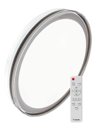 Светильник светодиодный ДБО-75 настенно-потолочный управляемый LEGION 230В 3000-6500K 6000Лм 485x85мм фото 1