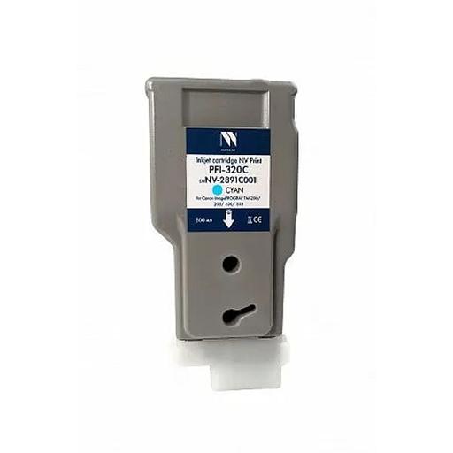 Струйный картридж NV Print PFI-320C (NV-2891C001) Cyan для Canon ImagePROGRAF TM-200/205/300/305 (300 мл) фото 1