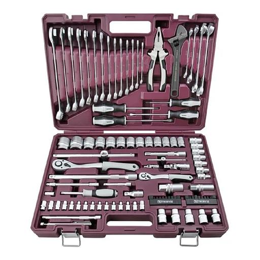 Thorvik TS101 Набор инструмента универсальный 1/4", 1/2"DR, 101 предмет фото 1