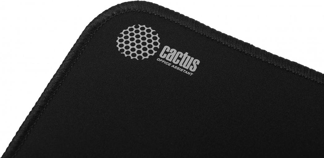 Коврик для мыши Cactus Black 300x250x3мм (CS-MPС-D01M) фото 3