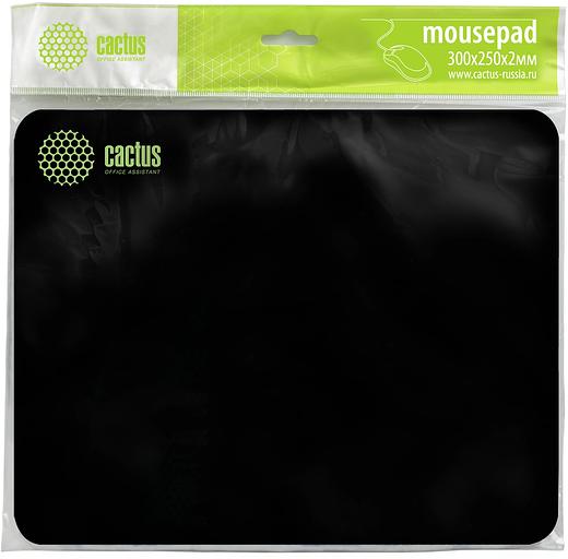 Коврик для мыши Cactus Black 300x250x2мм (CS-MPС-P01M) фото 3