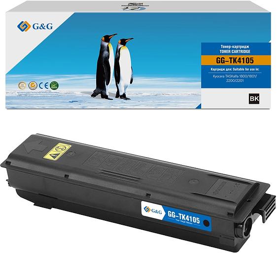 Картридж лазерный G&G GG-TK4105 TK-4105 черный (15000стр.) для Kyocera TASKalfa 1800/1801/2200/2201 фото 1