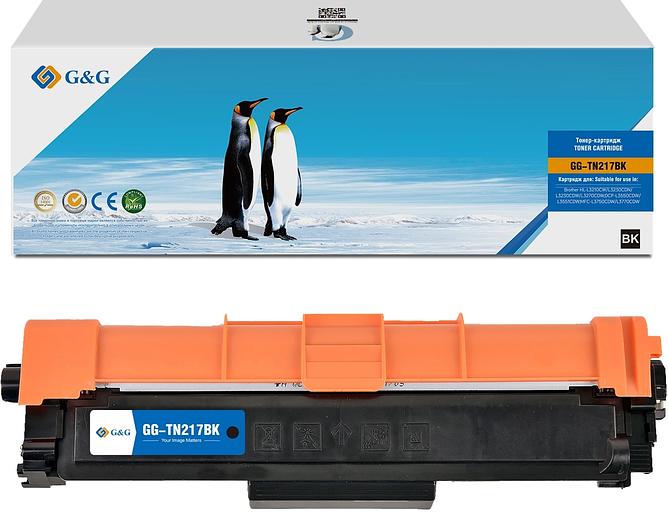 Картридж лазерный G&G GG-TN217BK TN-217BK черный (3000стр.) для Brother HL-L3210CW/L3230CDN/L3230CDW/L3270CDW;DCP-L3550CDW/L3551CDW;MFC-L3750CDW/L3770CDW фото 1