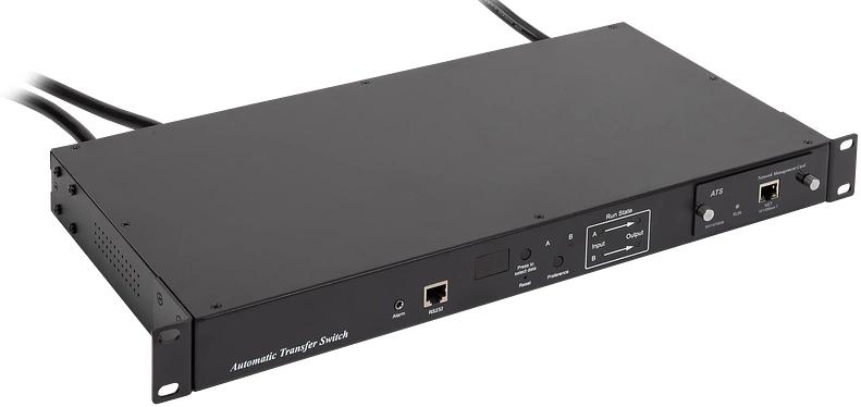 АВР ITK ATS-16-1U-0 1U 19" ввод:1x2P+PE выход:2x2P+PE16A черный фото 1