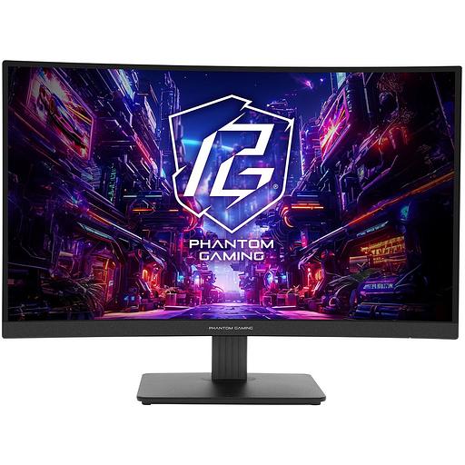 Монитор 27" ASRock Phantom Gaming PG27QRT1B Black (VA, 2560x1440, 2xHDMI+DP, 1 ms, 178°/178°, 300 cd/m, 180Hz, HDR400) фото 1