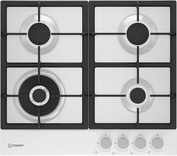 Газовая варочная поверхность Indesit THPM 642 WS/WH/I белый фото 1