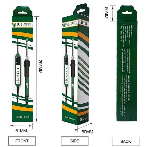 Паяльник цифровой BST-102C 90Вт, 280-480 С фото 5