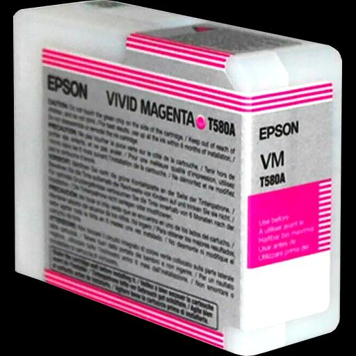 Картридж Epson Картридж Epson SP 3880-80ml C13T580A00 Vivid Magenta (C13T580A00) фото 1