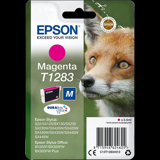 Картридж Epson Картридж Epson I/C for S22/SX125 C13T12834012 magenta (C13T12834012) фото 1