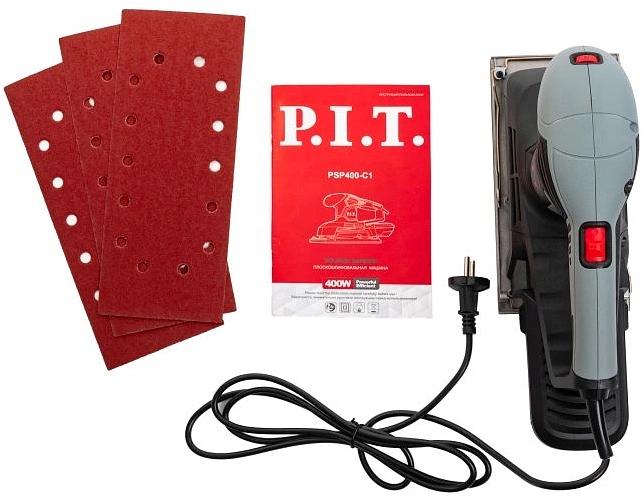 Вибро шлифовальная машина P.I.T. PSP400-C1 400Вт фото 4