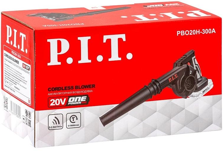 Воздуходувка P.I.T. PBO20H-300A SOLO черный фото 5