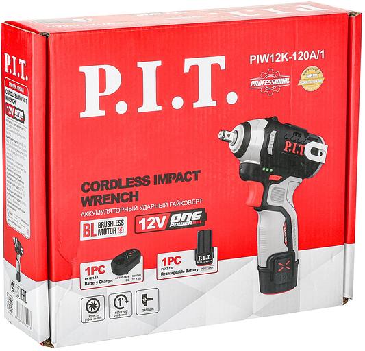Гайковерт P.I.T. PIW12K-120A/1 аккум. патрон:квад.3/8" фото 9
