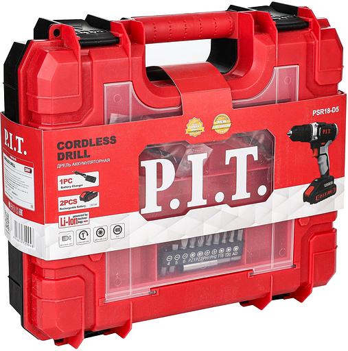 Дрель P.I.T. PSR18-D5 патрон:быстрозажимной реверс фото 6