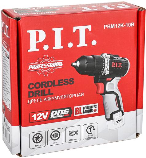 Дрель P.I.T. PBM12K-10B X-DRIVER SOLO патрон:быстрозажимной реверс (PBM12K-10B) фото 10