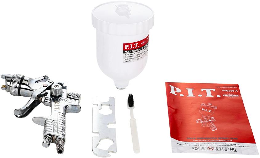Краскопульт P.I.T. PSG600-A бак:600мл 260гр/мин фото 9