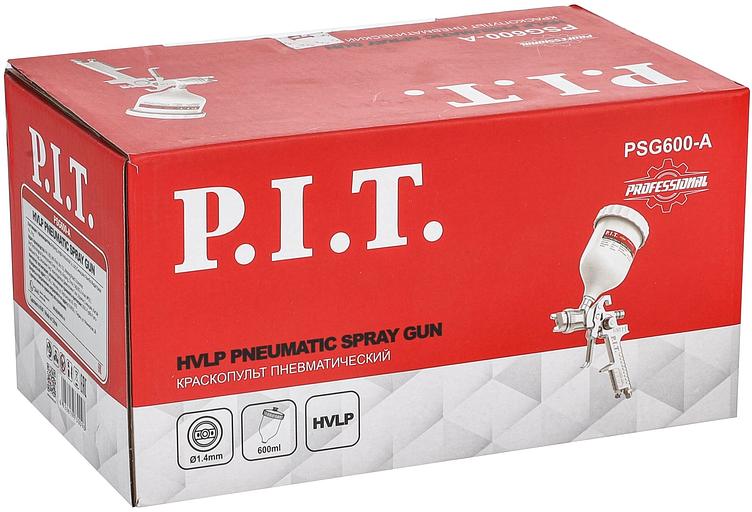 Краскопульт P.I.T. PSG600-A бак:600мл 260гр/мин фото 10