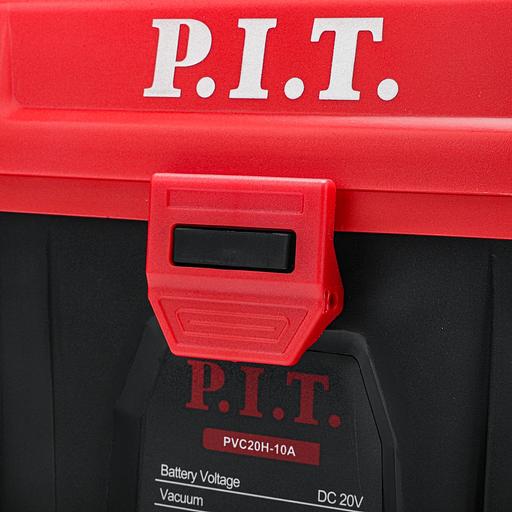 Строительный пылесос P.I.T. PVC20H-10A SOLO (уборка: сухая/влажная) синий фото 3