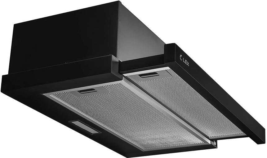 Вытяжка встраиваемая Lex HIDE 500 черный управление: кнопочное (1 мотор) фото 3