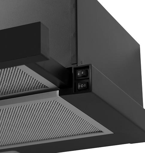 Вытяжка встраиваемая Lex HIDE 500 черный управление: кнопочное (1 мотор) фото 4