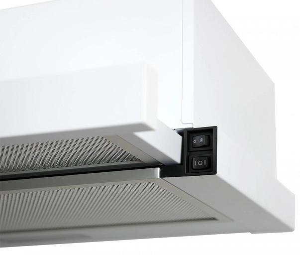 Вытяжка встраиваемая Lex HIDE 500 белый управление: кнопочное (1 мотор) фото 3
