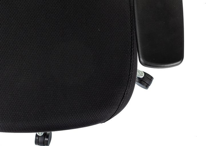 Кресло руководителя Бюрократ MC-412N-H черный сетка/ткань с подголов. крестов. металл хром фото 6