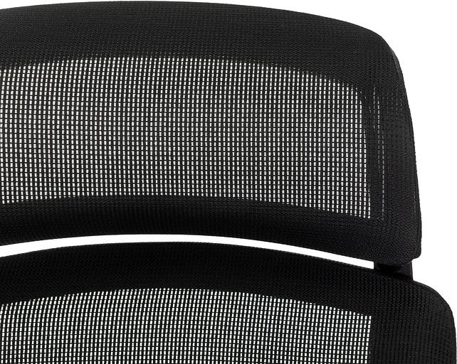 Кресло руководителя Бюрократ MC-412N-H черный сетка/ткань с подголов. крестов. металл хром фото 8