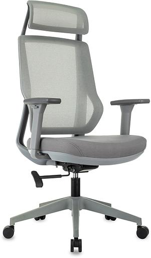 Кресло руководителя Бюрократ MC-G411N-H серый сетка/ткань с подголов. крестов. пластик пластик серый фото 1