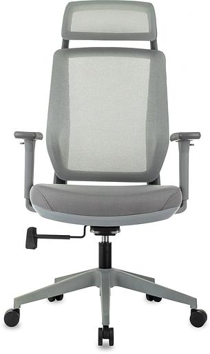 Кресло руководителя Бюрократ MC-G411N-H серый сетка/ткань с подголов. крестов. пластик пластик серый фото 2