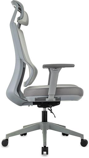 Кресло руководителя Бюрократ MC-G411N-H серый сетка/ткань с подголов. крестов. пластик пластик серый фото 4