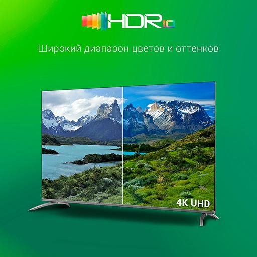 Телевизор LED Digma 65" DM-LED65UBB41 Android TV Frameless Metal темно-серебристый/серебристый 4K Ultra HD 60Hz DVB-T DVB-T2 DVB-C DVB-S DVB-S2 USB WiFi Smart TV фото 7