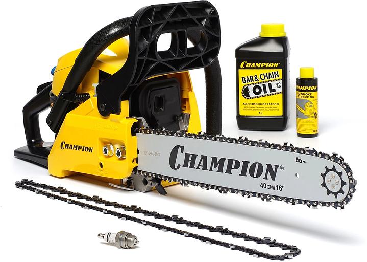 Бензопила Champion A241-16 1800Вт 2.45л.с. дл.шины:16" (40cm) фото 6