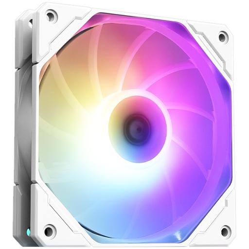 Вентилятор для корпуса ID-COOLING TF-12025-PRO-ARGB TRIO WHITE (3 pcs, 120mm, 1800rpm, 35.2 дБ, PWM 4-pin, ARGB, white) (TF-12025-PRO-ARGB TRIO WHITE) фото 2